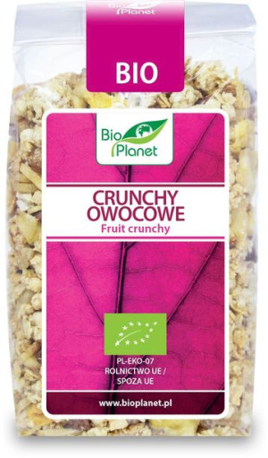 Crunchy Owocowe Bio 250 G - Bio Planet