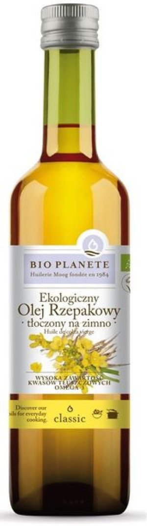 Olej Rzepakowy Virgin Bio 500 Ml - Bio Planete