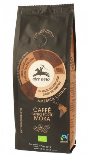 Kawa Mielona Arabica/robusta Strong Fair Trade Bio 250 G - Alce Nero