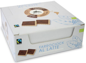 Herbatniki Orkiszowe Z Mleczną Czekoladą Fair Trade Bio 28 G - Alce Nero