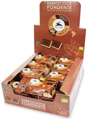 Herbatniki Orkiszowe Z Gorzką Czekoladą Fair Trade Bio 28 G - Alce Nero