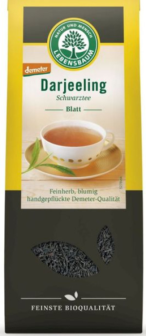 Herbata Czarna Darjeeling Liściasta Bio 100 G - Lebensbaum