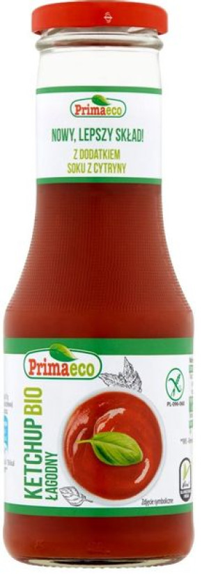 Ketchup Łagodny Bio 315 G - Primaeco