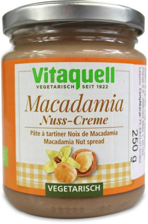 Krem Z Orzechów Macadamia Bio 250 G - Vitaquell