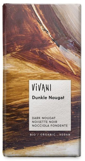 Czekolada Gorzka Nugatowa Bio 100 G - Vivani