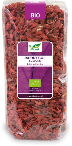 Jagody Goji Suszone Bio 1 Kg - Bio Planet