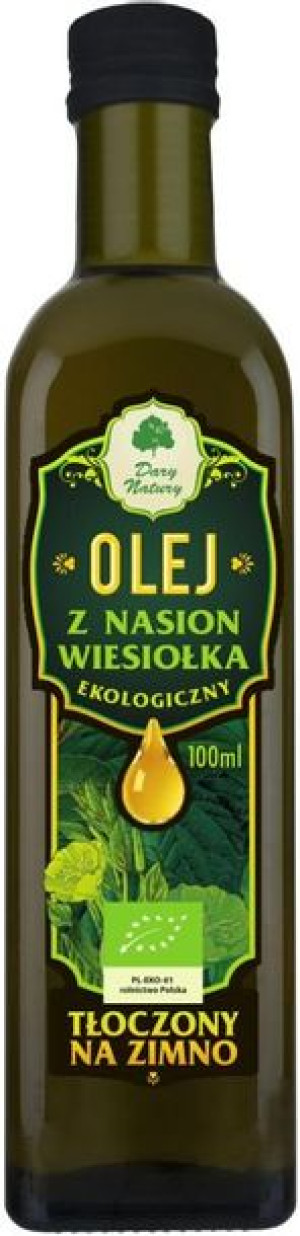 Olej Z Nasion Wiesiołka Bio 100 Ml - Dary Natury