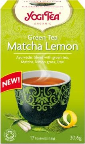 Herbata Zielona Z Cytryną I Matchą Bio (17 X 1,8 G) 30,6 G - Yogi Tea