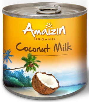 Coconut Milk - Napój Kokosowy W Puszce (17% Tłuszczu) Bio 200 Ml - Amaizin