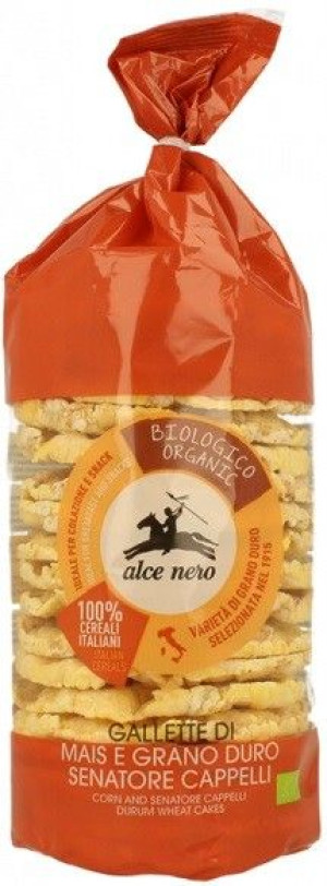 Wafle Kukurydziane Z Pszenicą Durum Senatore Cappelli Bio 100 G - Alce Nero