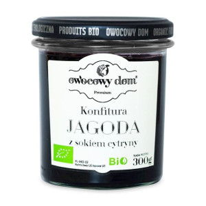 Konfitura Jagoda Z Sokiem Z Cytryny Bio 300 G - Owocowy Dom