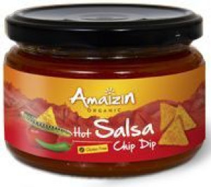 Sos Salsa Pikantny Bezglutenowy Bio 260 G - Amaizin