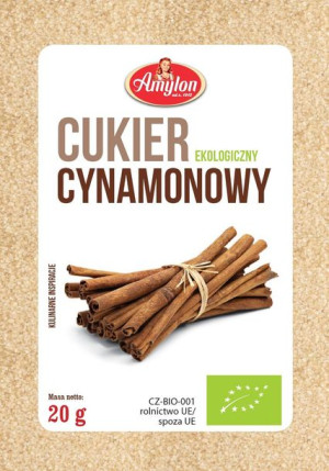 Cukier Cynamonowy Bio 20 G - Amylon