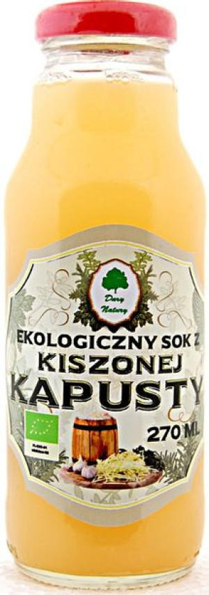 Sok Z Kapusty Kiszonej Bio 270 Ml - Dary Natury