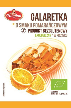 Galaretka O Smaku Pomarańczowym Bezglutenowa Bio 40 G - Amylon