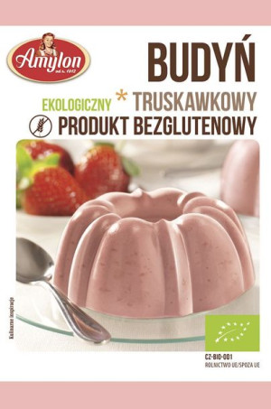 Budyń Truskawkowy (bezglutenowy) Bio 40 G - Amylon