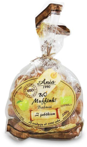 Muffinki Babuni Z Jabłkiem Bio 200 G - Bio Ania