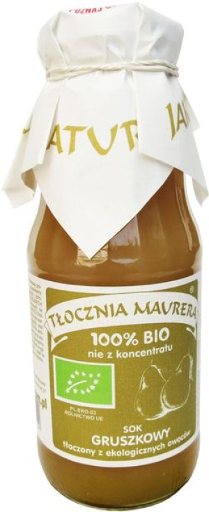 Sok Gruszkowy Bio 300 Ml - Tłocznia Maurera