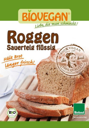 Zakwas Chlebowy Żytni W Płynie Bio 150 G - Bio Vegan