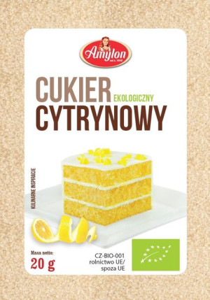 Cukier Cytrynowy Bio 20 G - Amylon