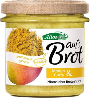 Pasta Kremowa Z Mango I Curry Bezglutenowa Bio 140 G - Allos