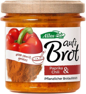 Pasta Kremowa Z Papryką I Chili Bezglutenowa Bio 140 G - Allos