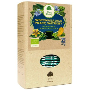 Herbatka Wspomagająca Pracę Wątroby Bio (25 X 1,5 G) - Dary Natury