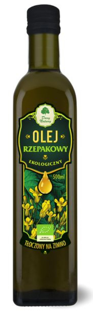 Olej Rzepakowy Virgin Bio 500 Ml - Dary Natury