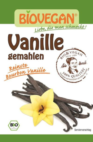 Wanilia Mielona Bourbon Bio 5 G - Bio Vegan