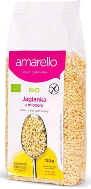 Jaglanka Z Miodem Bezglutenowa Bio 150 G - Amarello