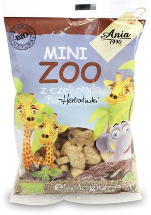 Ciastka Z Czekoladą Mini Zoo Bio 100 G - Bio Ania