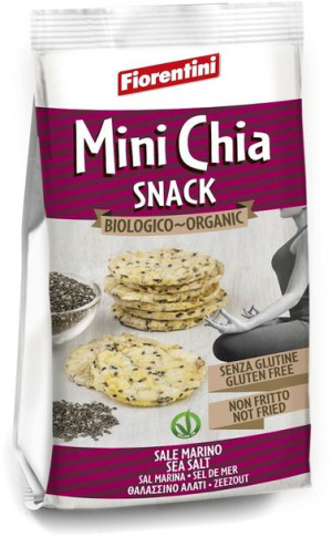 Krążki Kukurydziane Z Chia Bezglutenowe Bio 50 G - Fiorentini