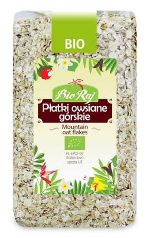 Płatki Owsiane Górskie Bio 350 G - Bio Raj