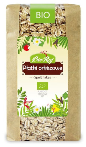 Płatki Orkiszowe Bio 350 G - Bio Raj