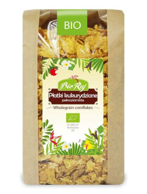 Płatki Kukurydziane Pełnoziarniste Bio 200 G - Bio Raj