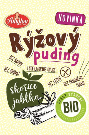 Budyń Ryżowy Z Jabłkiem I Cynamonem (bezglutenowy) Bio 40 G - Amylon