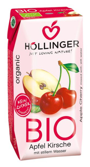 Napój Jabłkowo-wiśniowy Bio 200 Ml - Hollinger