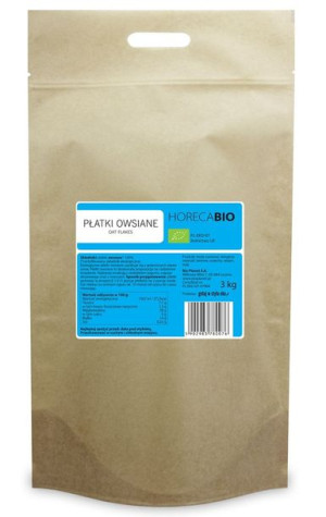 Płatki Owsiane Bio 3 Kg - Horeca
