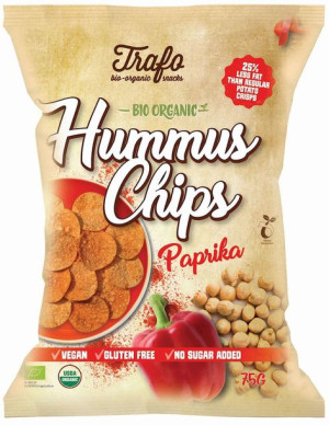 Chipsy Z Ciecierzycy Paprykowe Bezglutenowe Bio 75 G - Trafo