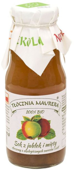 Sok Jabłkowy Z Miętą Bio 300 Ml - Tłocznia Maurera