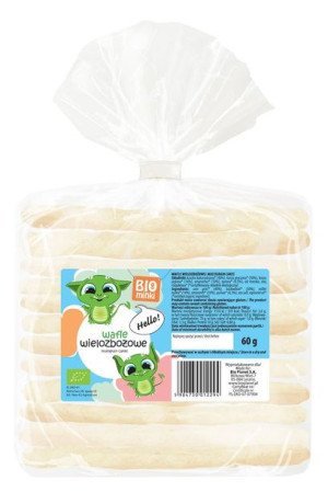 Wafle Wielozbożowe Bio 60 G - Biominki