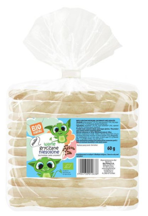 Wafle Gryczane Niesolone Bio 60 G - Biominki