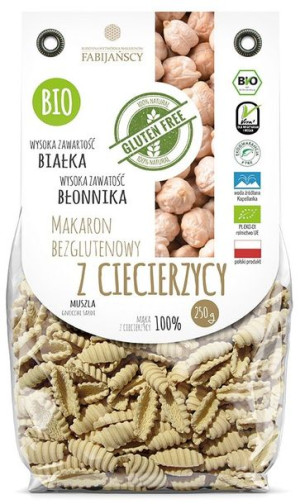 Makaron (z Ciecierzycy) Muszla Gnocchi Sardi Bezglutenowy Bio 250 G - Fabij