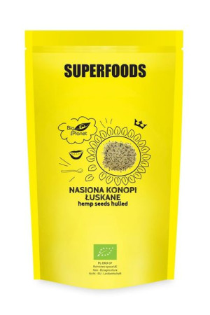 Nasiona Konopi Łuskane Bio 600 G - Bio Planet