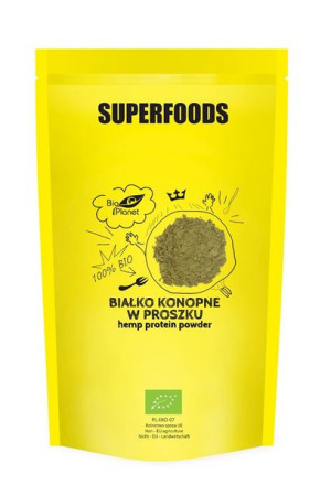 Białko Konopne W Proszku Bio 500 G - Bio Planet