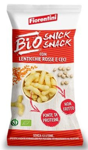 Chrupki Ryżowe Z Soczewicą I Ciecierzycą Bezglutenowe Bio 45 G - Fiorentini