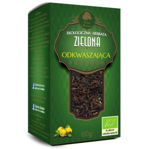 Herbata Zielona Odkwaszająca Bio 80 G - Dary Natury