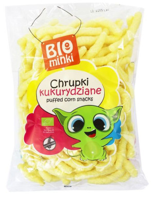 Chrupki Kukurydziane Bezglutenowe Bio 150 G - Biominki