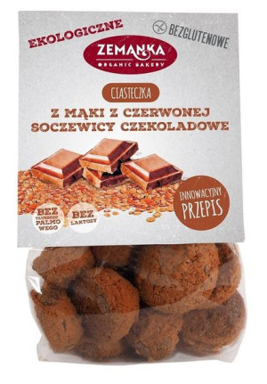 Ciastka Z Mąki Z Czerwonej Soczewicy Czekoladowe Bezglutenowe Bio 100 G - Z