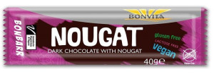Baton Nugatowy Bez Laktozy Bezglutenowy Bio 40 G - Bonvita